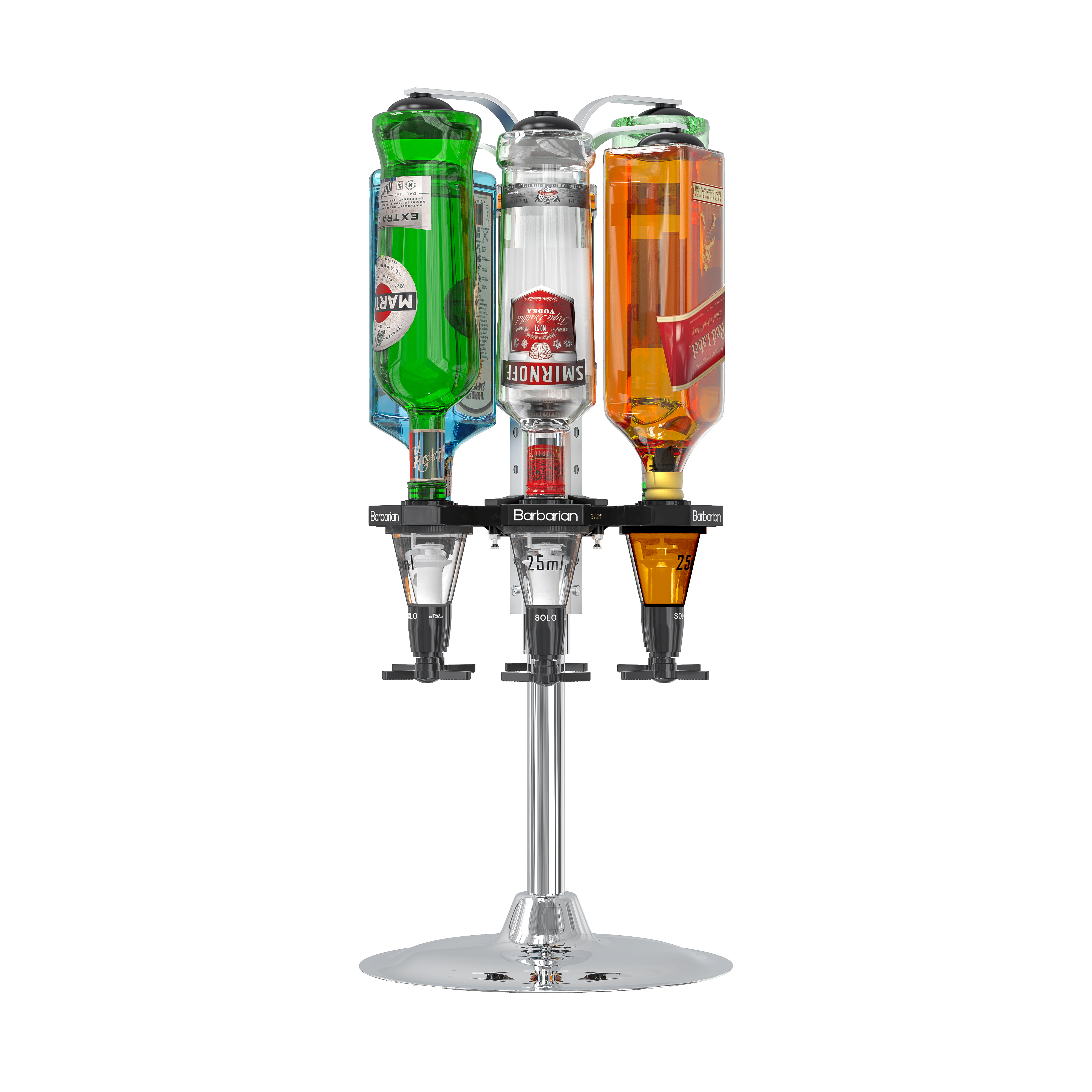 Barbarian Optics for Spirits Rotary 4 Bottle Solo