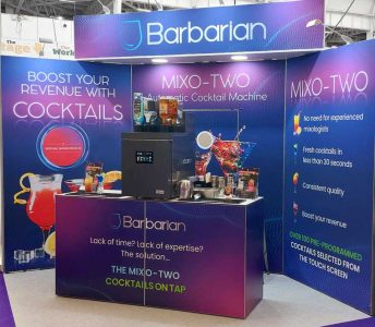 Cocktail machine demo stand